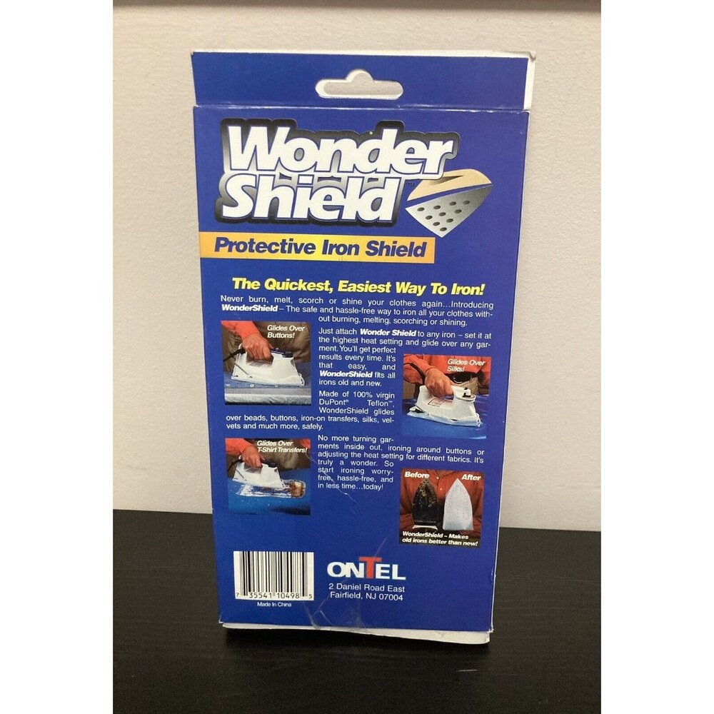 Vintage Wonder Shield Protective Iron Shield Protects Clothing No Scorching - Picture 5 of 5